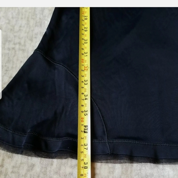 Roberta Scarpa Women's Black Party Cocktail Slip Dress Lace Beads Size US12 46 M - Picture 4 of 13